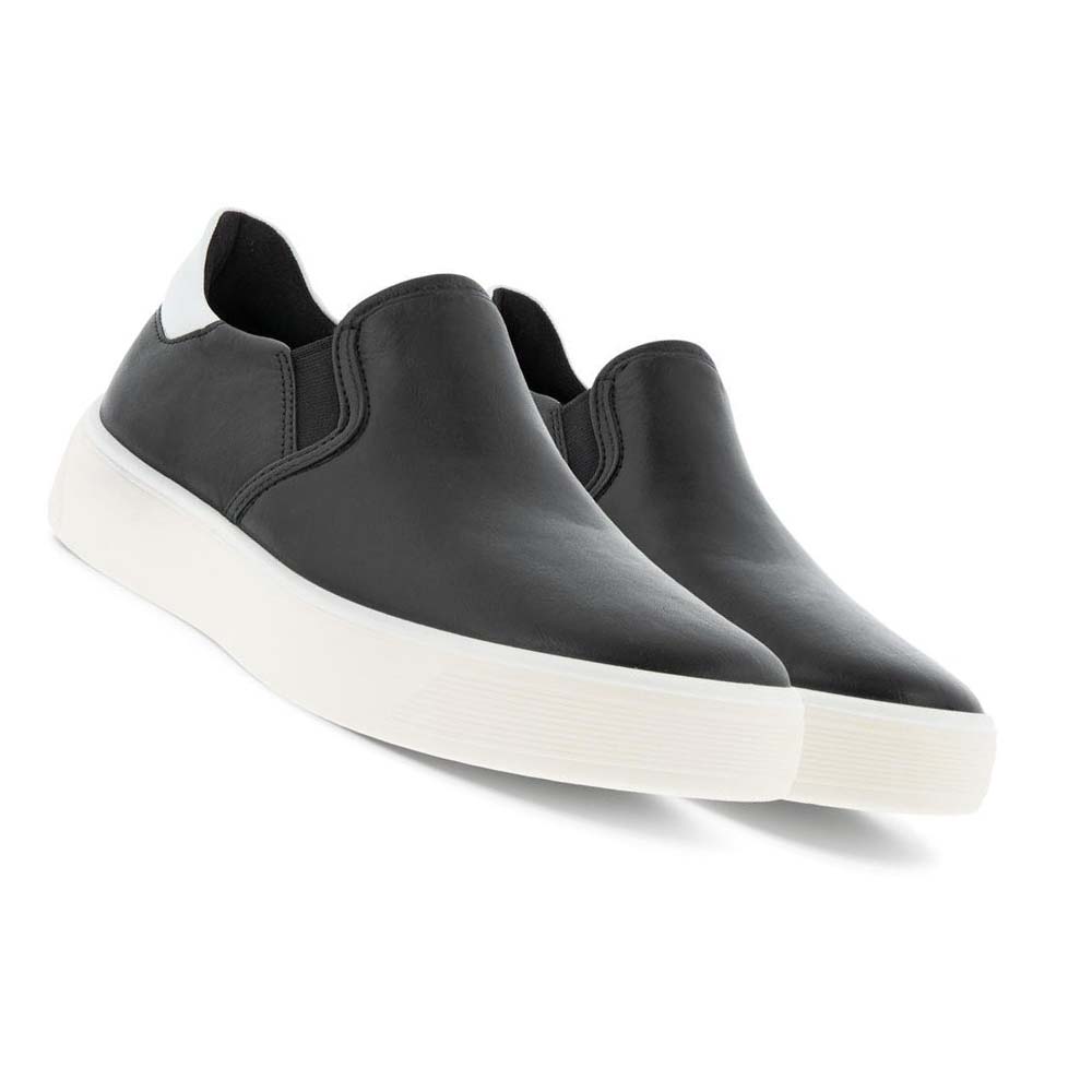 Női Ecco Utcai Tray W Slip-on Alkalmi Cipő Fekete | HU 93BEX